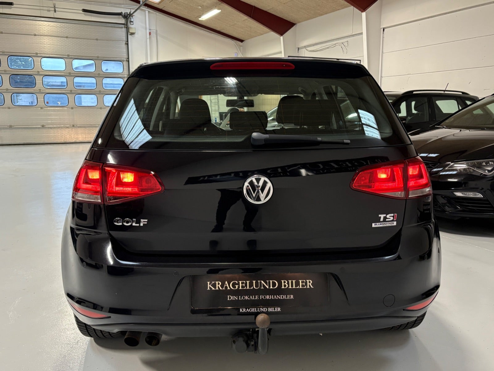Grøn VW Golf VII fra 2014