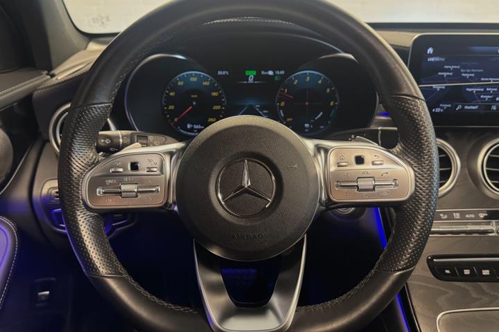 Sort Mercedes GLC300 de fra 2021