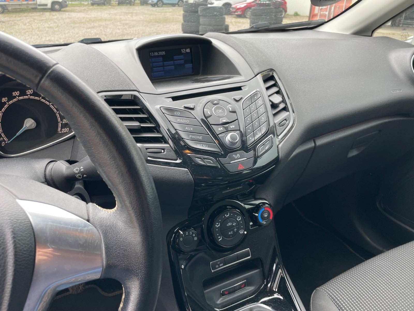 Sort Ford Fiesta fra 2015