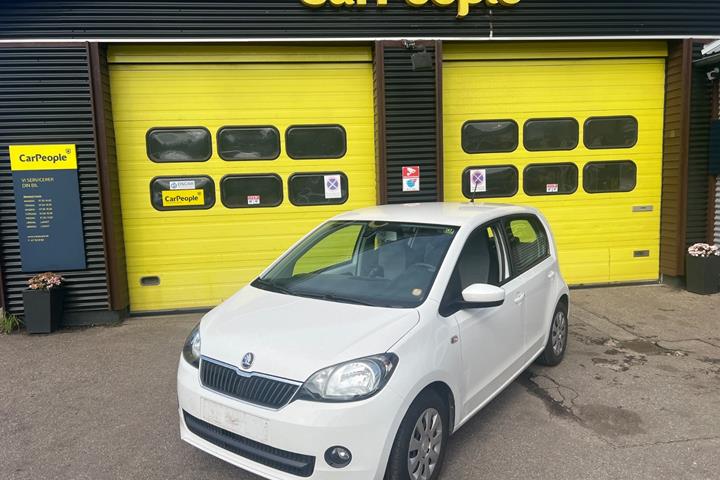 Hvid Skoda Citigo fra 2014