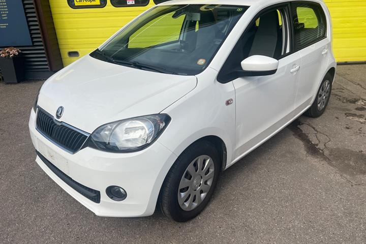 Hvid Skoda Citigo fra 2014