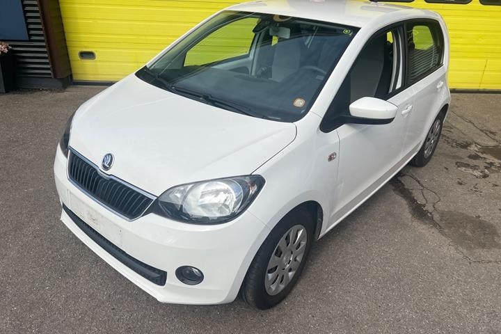 Hvid Skoda Citigo fra 2014