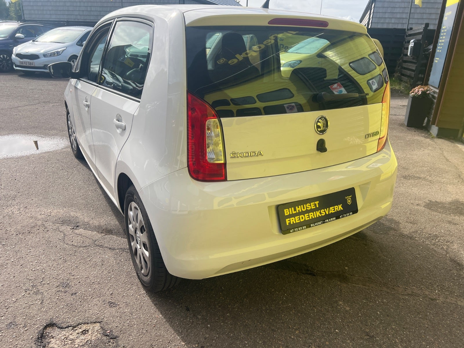 Hvid Skoda Citigo fra 2014