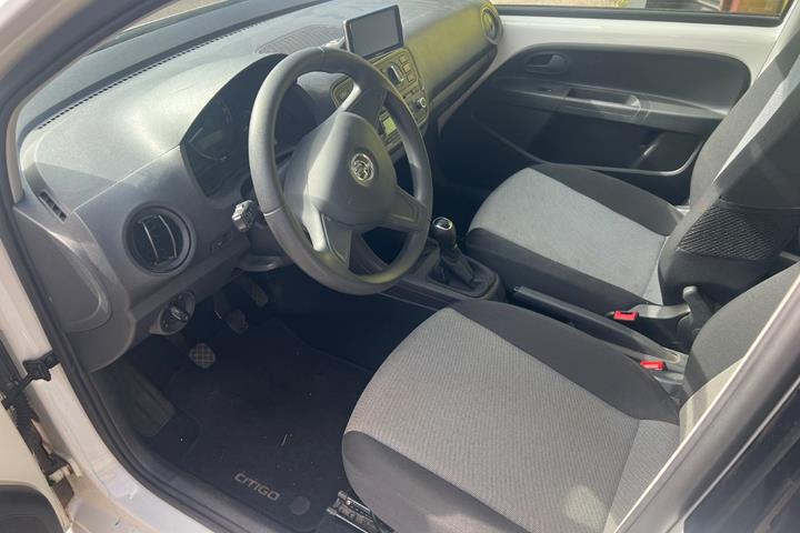 Hvid Skoda Citigo fra 2014