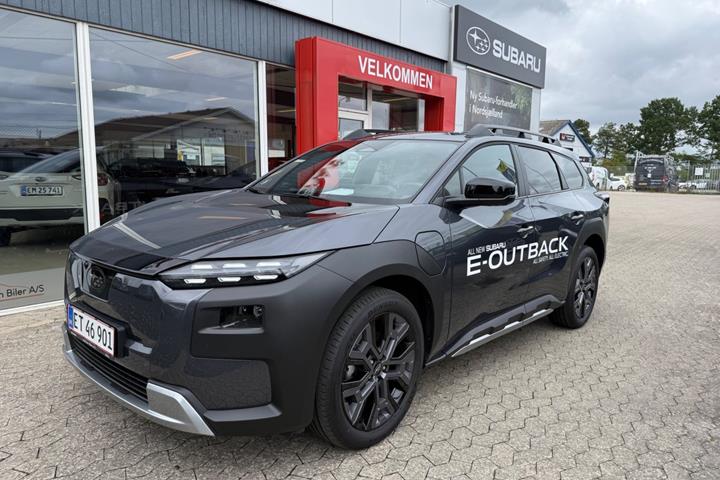 Grå Subaru e-Outback fra 2026