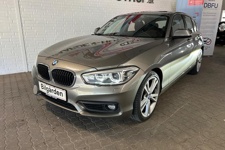 Orange BMW 118d fra 2017