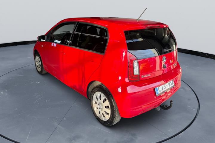 Rød Skoda Citigo fra 2019