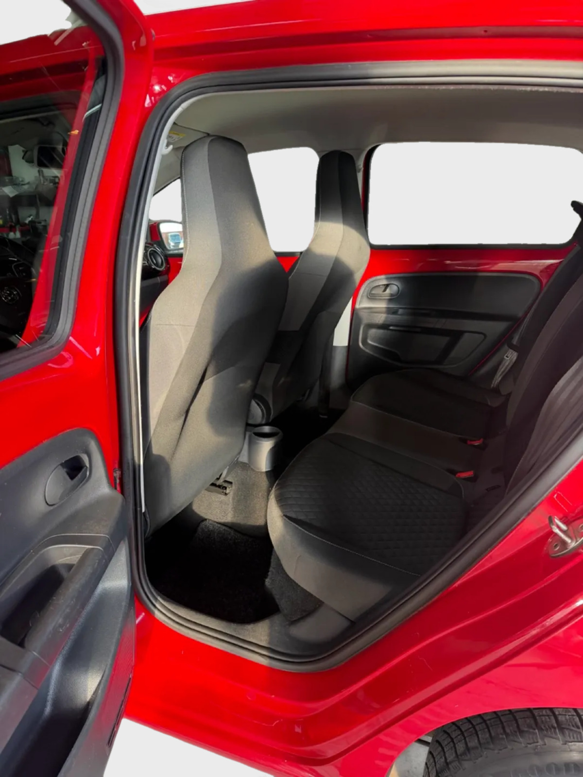 Rød Skoda Citigo fra 2019