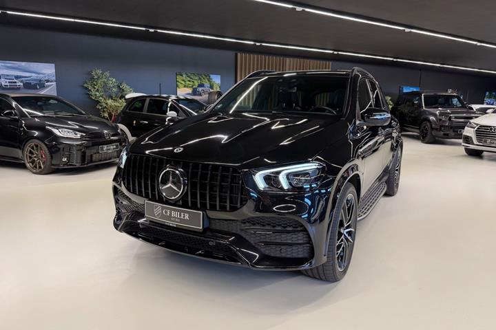 Grå Mercedes GLE350 de fra 2022