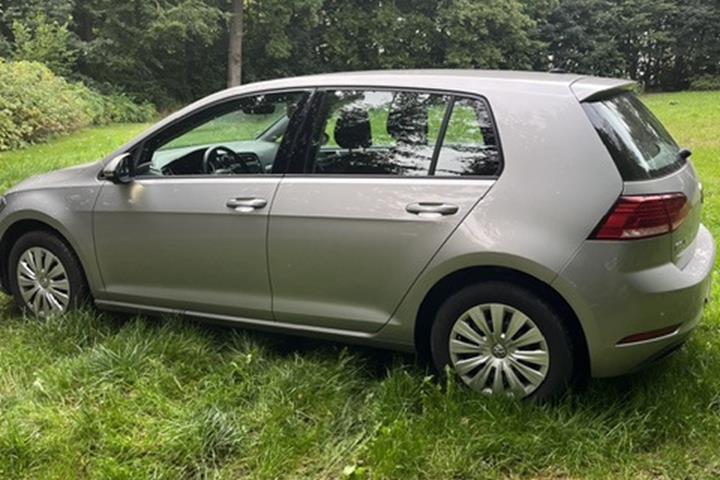 Grå VW Golf fra 2018