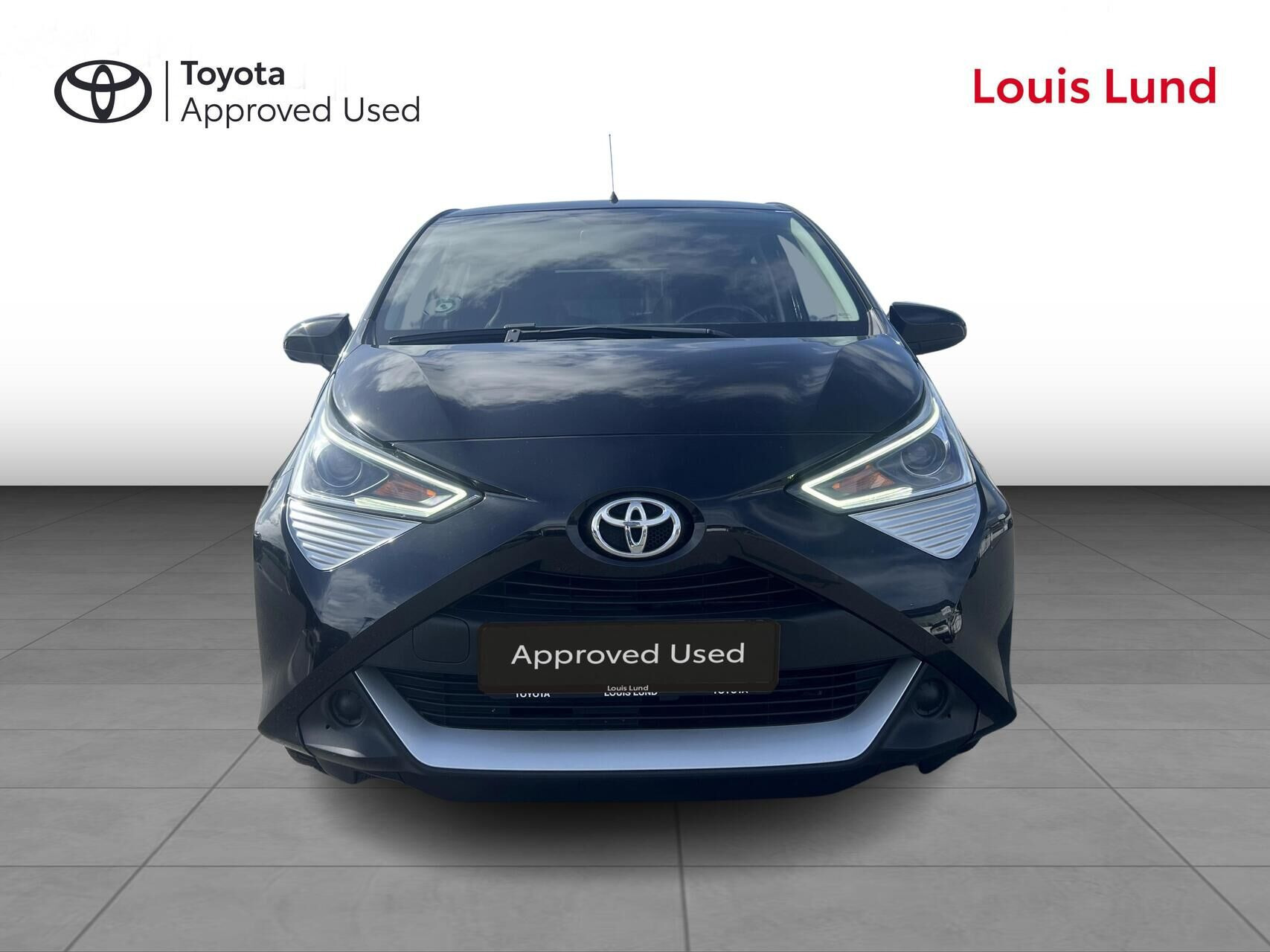 Sort Toyota Aygo fra 2020