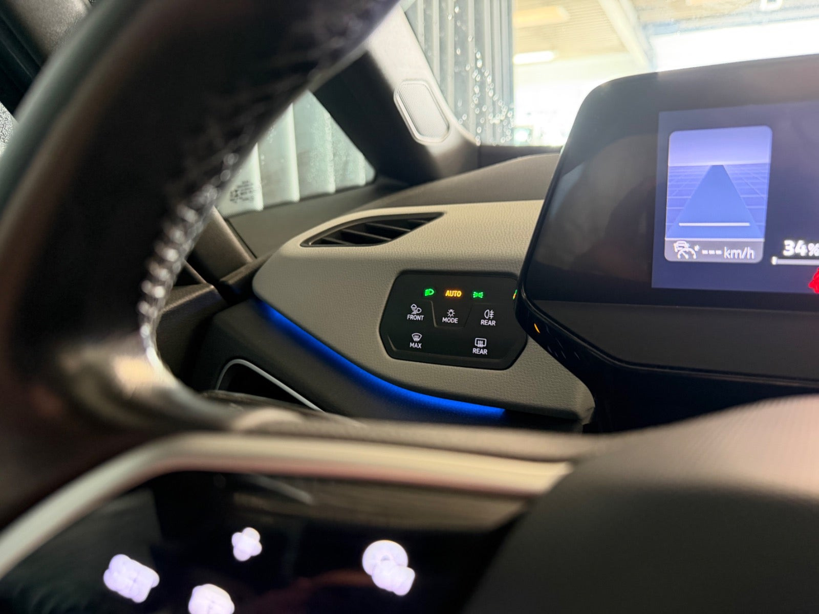 Blå VW ID.3 fra 2021
