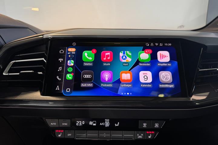 Sort Audi Q4 e-tron fra 2024