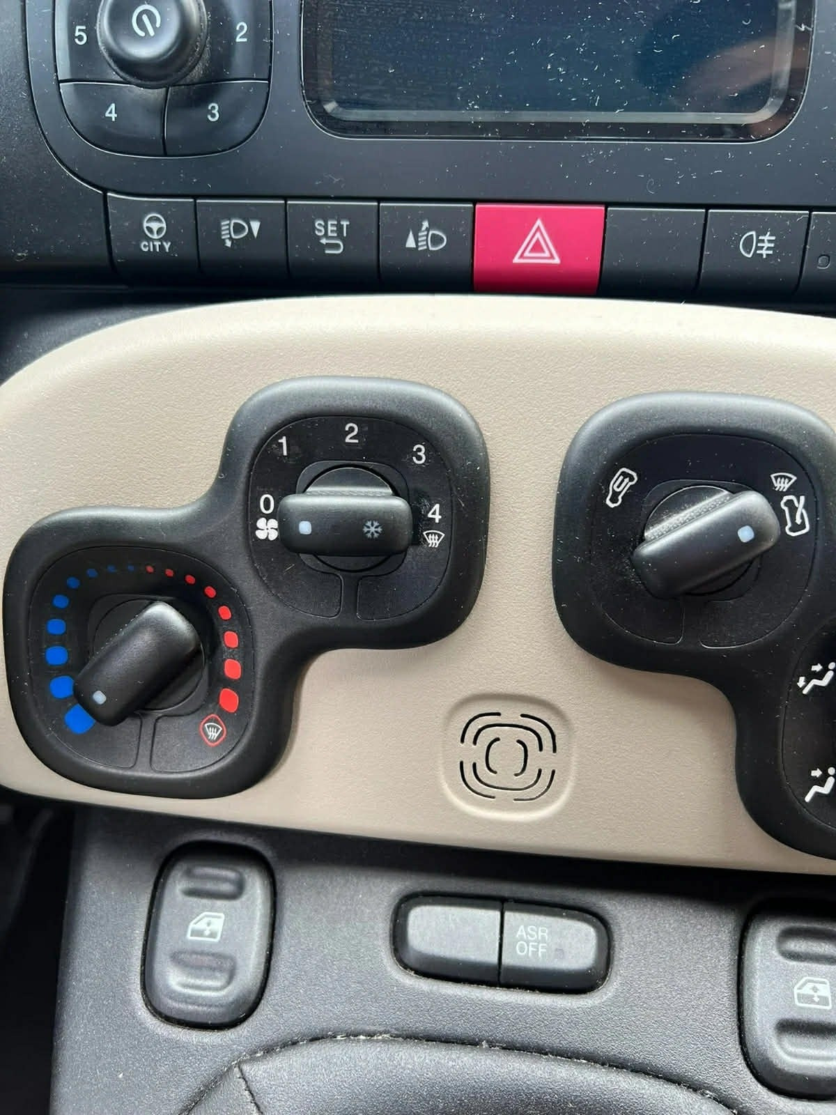 Grøn Fiat Panda fra 2012