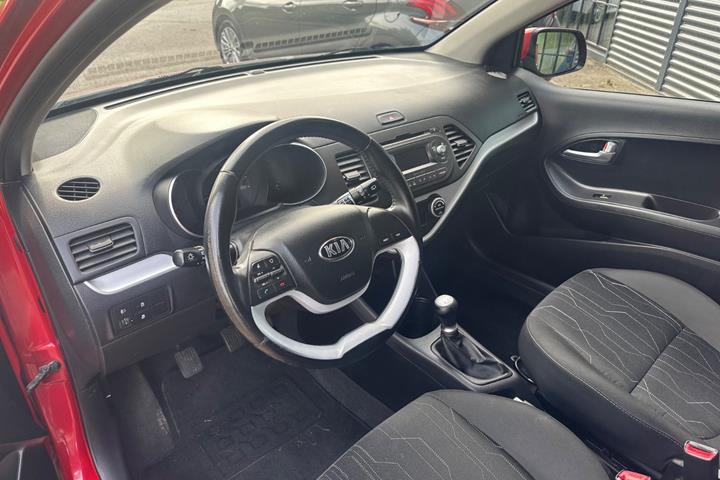 Rød Kia Picanto fra 2016