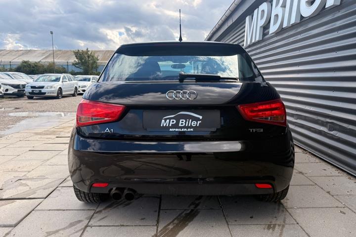 Sort Audi A1 fra 2011
