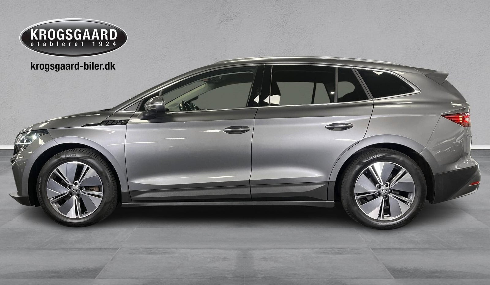 Sort Skoda Enyaq fra 2023