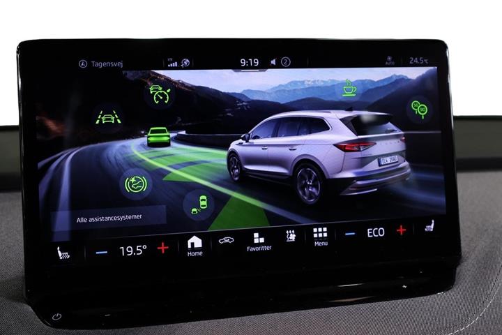 Grøn Skoda Enyaq fra 2022