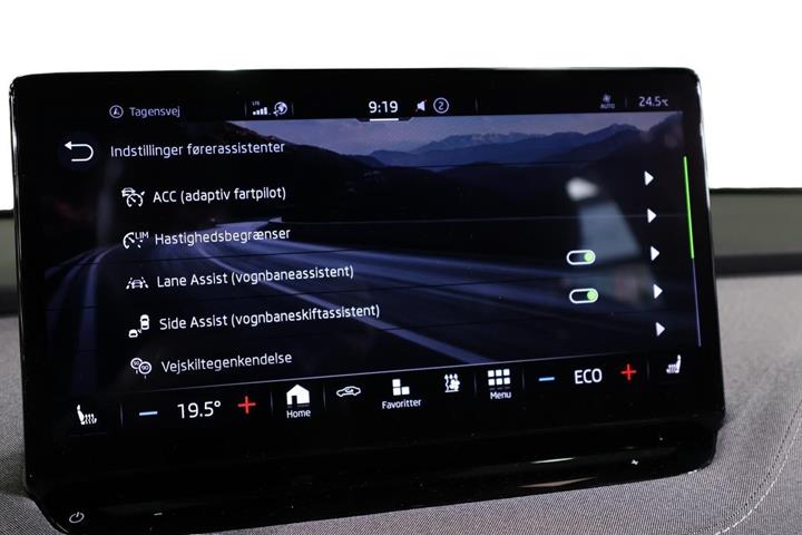 Grøn Skoda Enyaq fra 2022