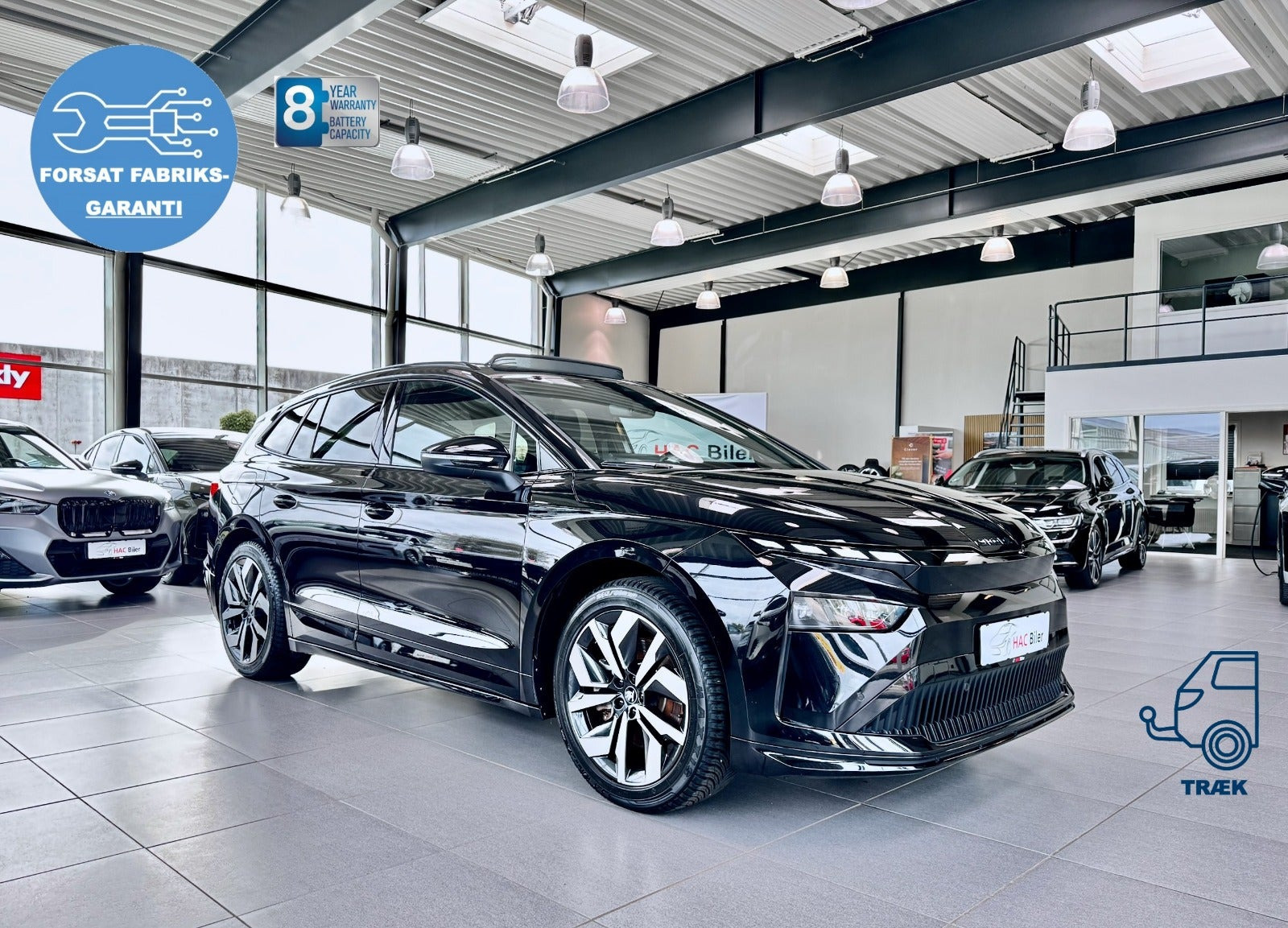 Sort Skoda Enyaq fra 2026