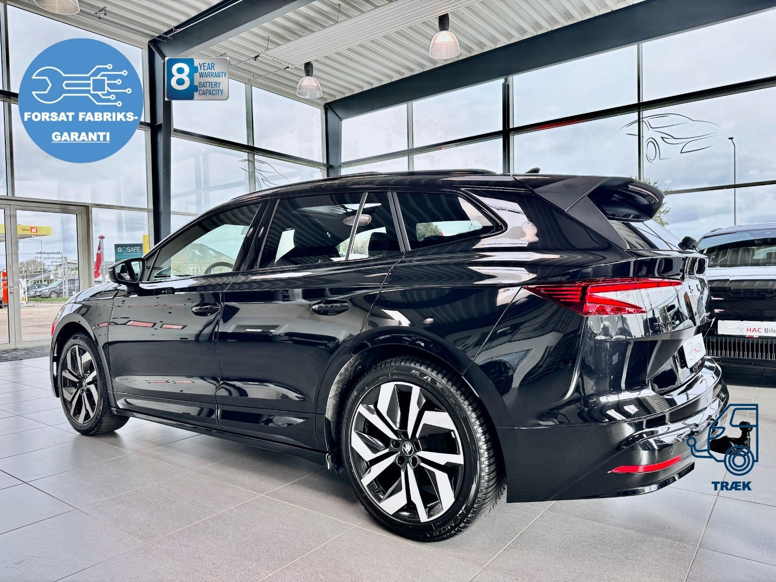 Sort Skoda Enyaq fra 2026