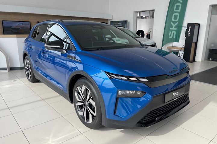 Blå Skoda Elroq fra 2027