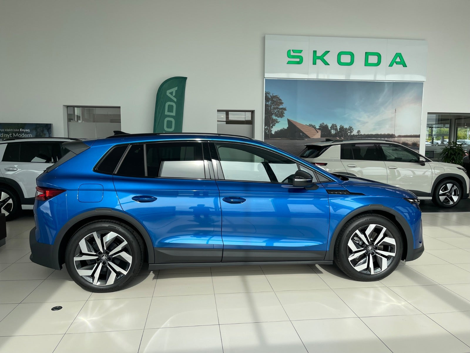Blå Skoda Elroq fra 2027