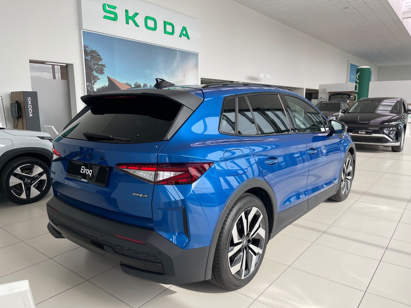 Blå Skoda Elroq fra 2027
