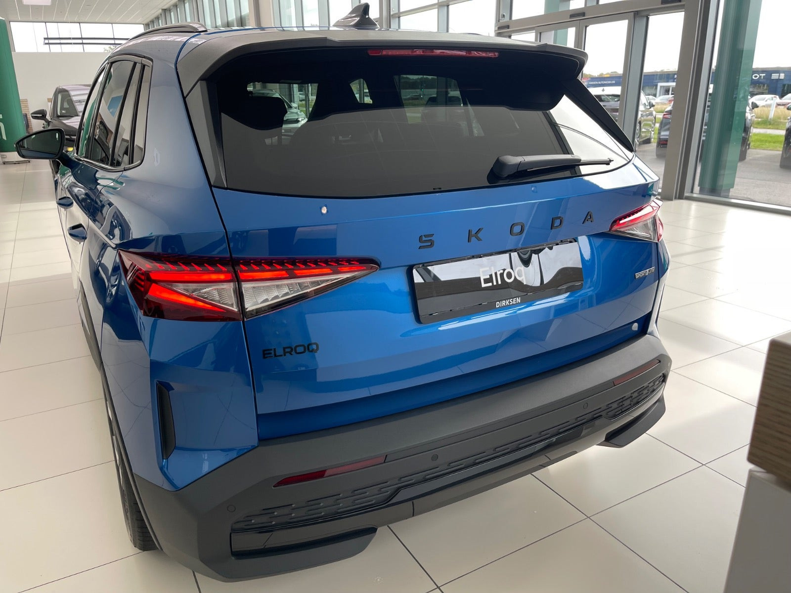 Blå Skoda Elroq fra 2027