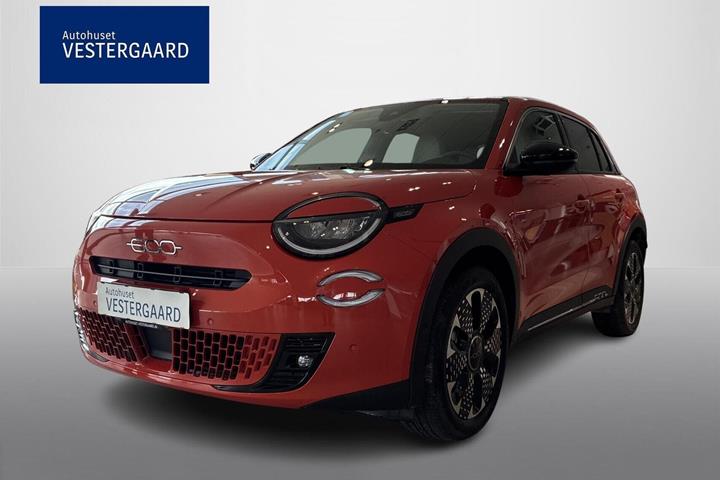 Orange Fiat 600e fra 2025