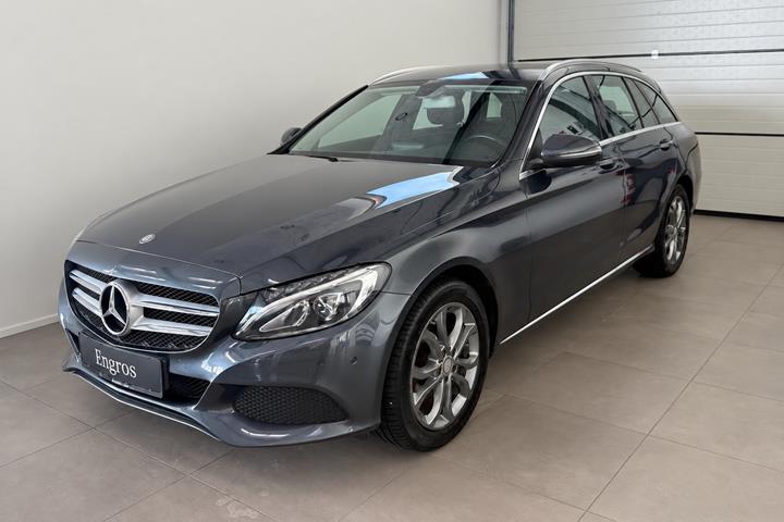 Grå Mercedes C220 d fra 2016