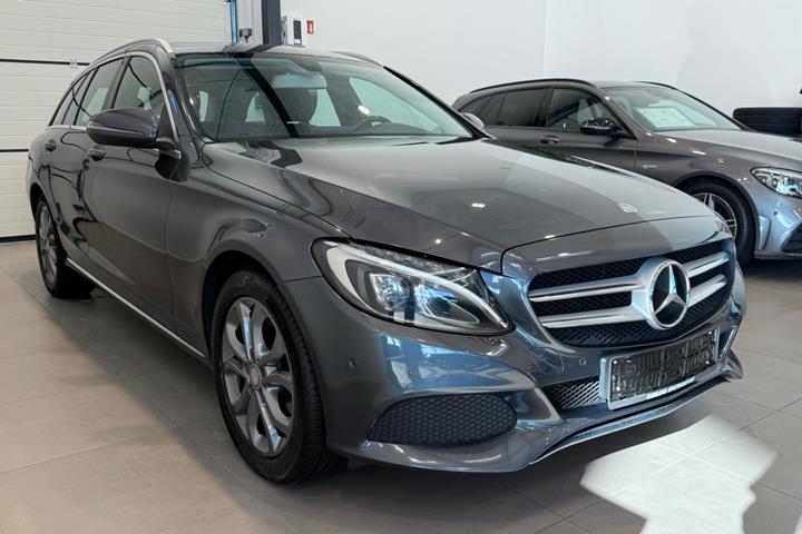 Grå Mercedes C220 d fra 2016