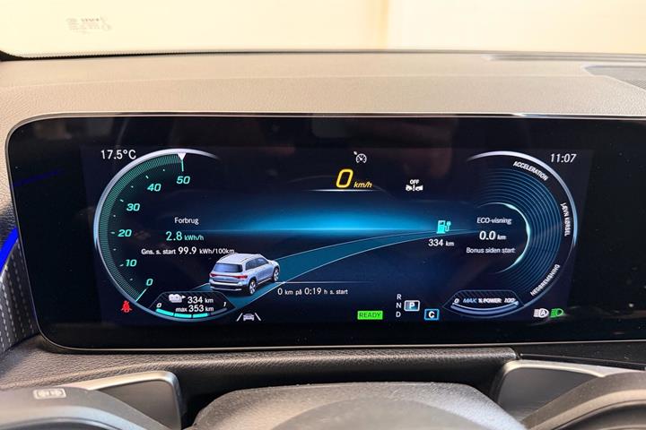 Sort Mercedes EQB250+ fra 2023