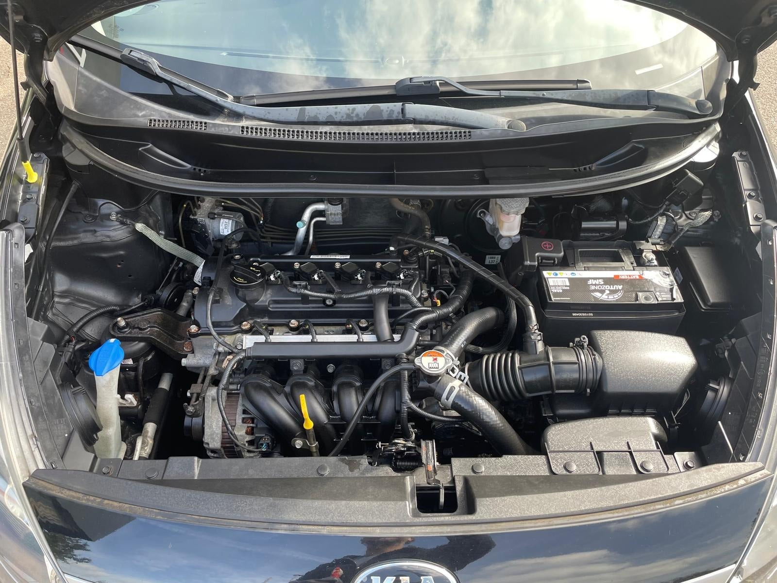 Grøn Kia Rio fra 2016