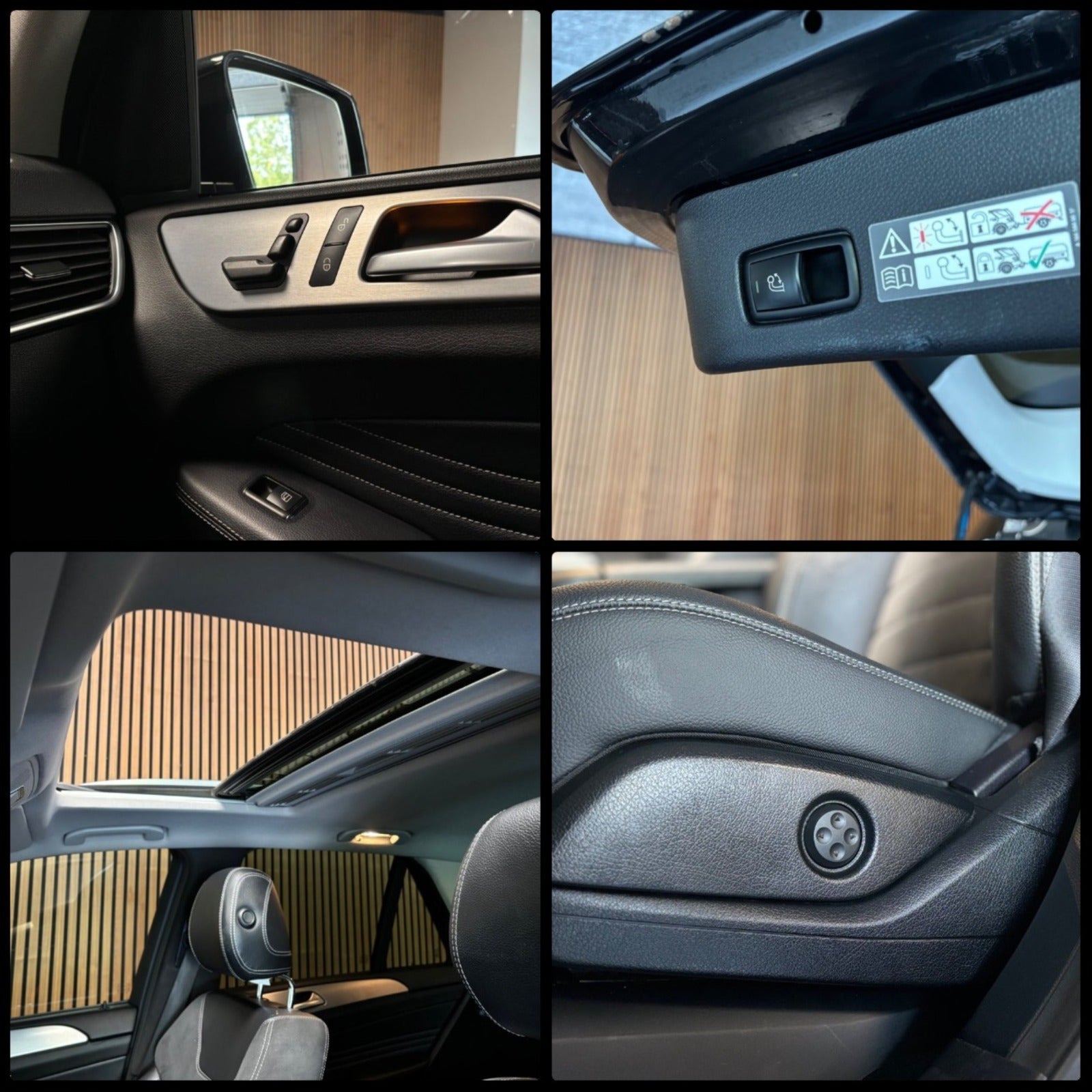 Sort Mercedes ML350 fra 2011