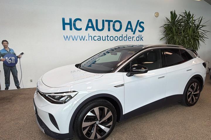 Hvid VW ID.4 fra 2020 set udefra