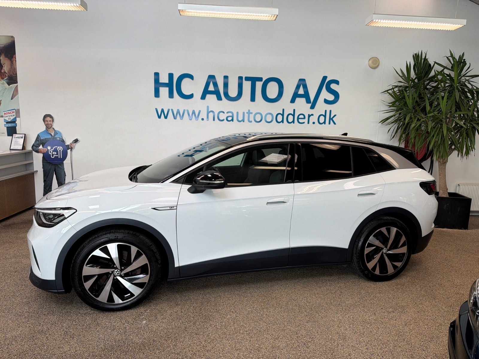 Hvid VW ID.4 fra 2020