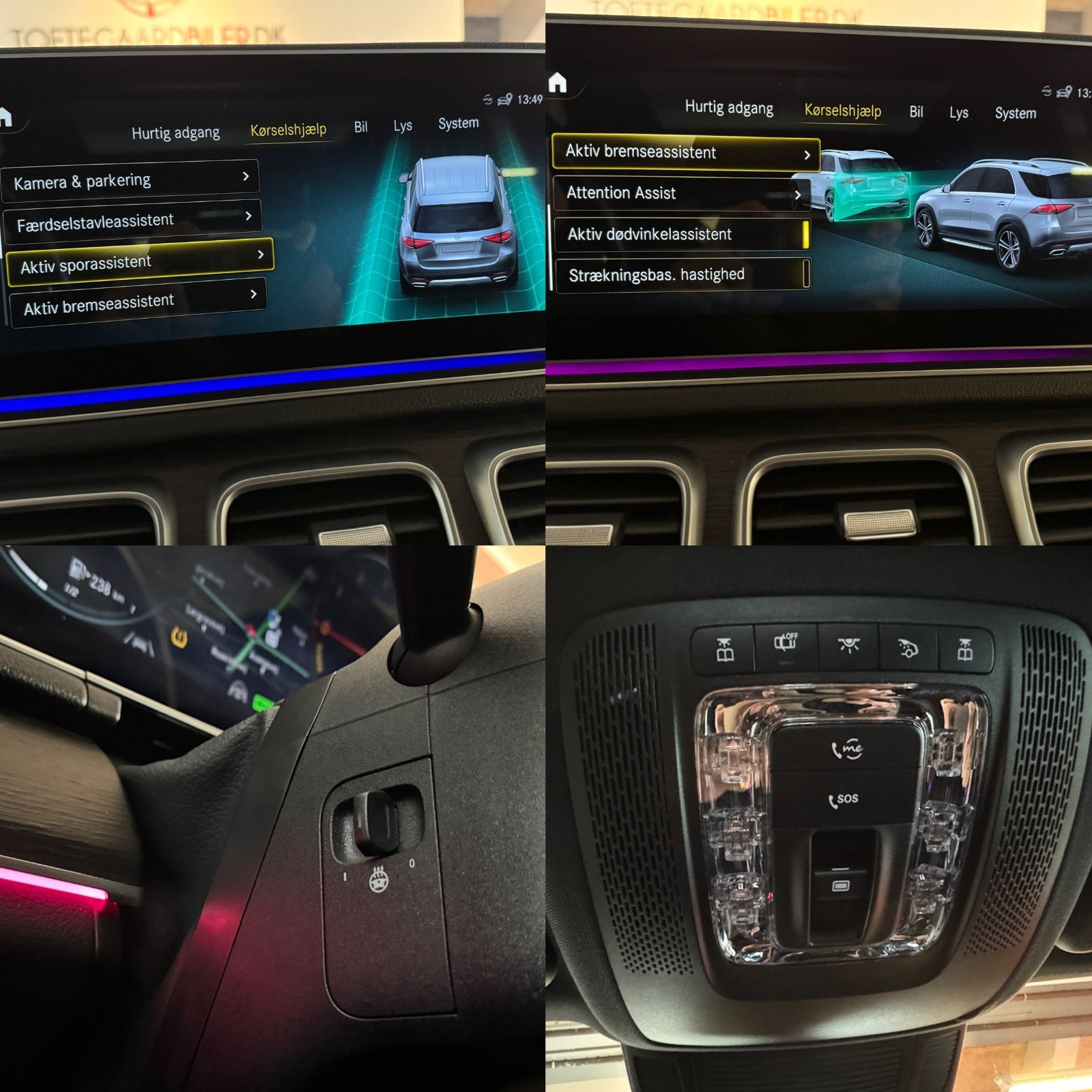 Sort Mercedes GLE350 de fra 2022