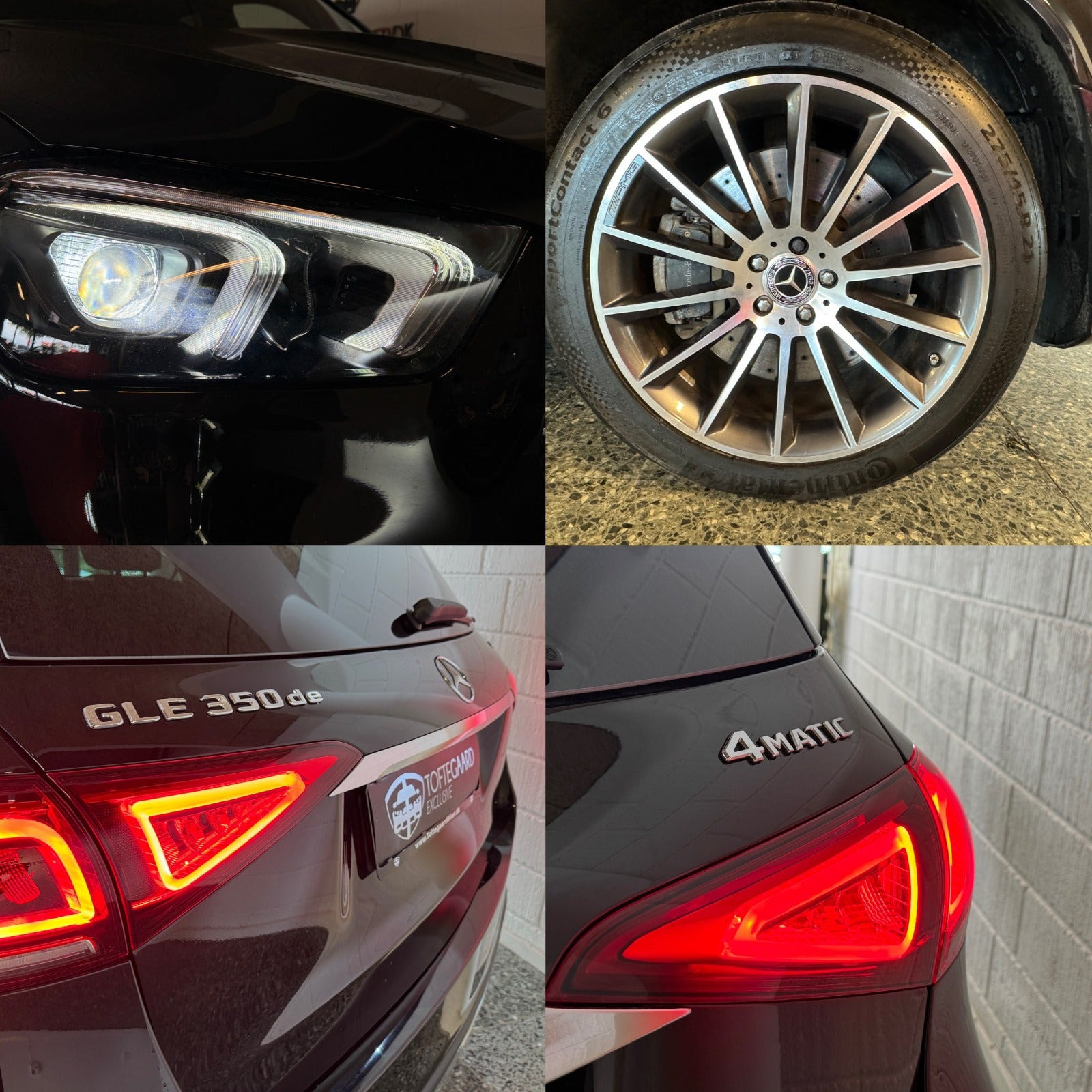 Sort Mercedes GLE350 de fra 2022