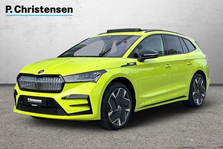 Grøn Skoda Enyaq fra 2024