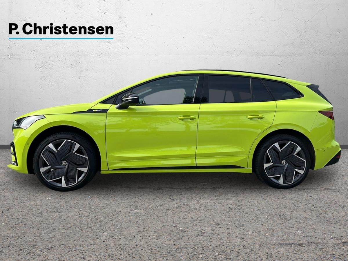 Grøn Skoda Enyaq fra 2024