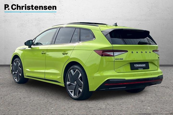 Grøn Skoda Enyaq fra 2024