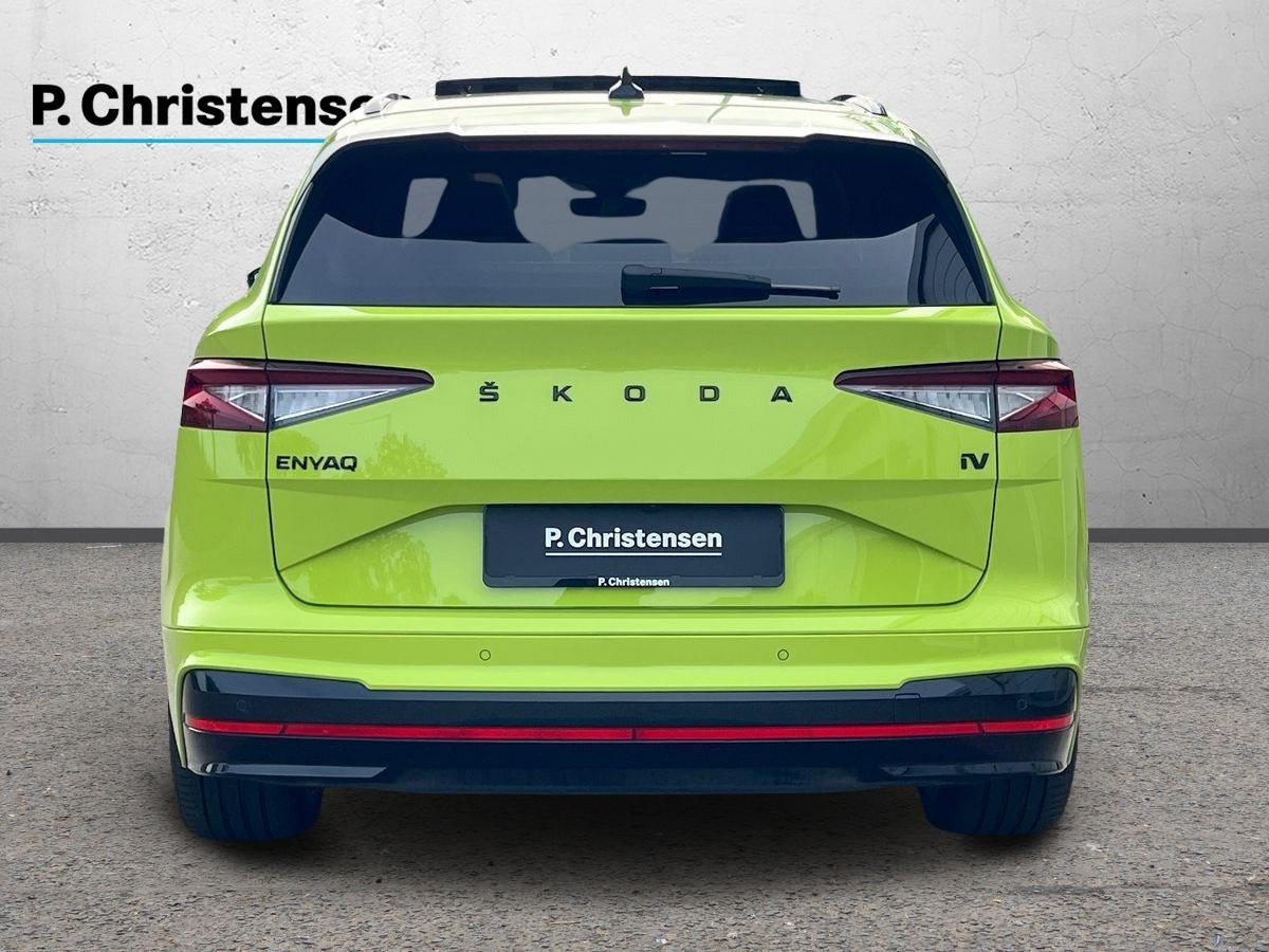 Grøn Skoda Enyaq fra 2024