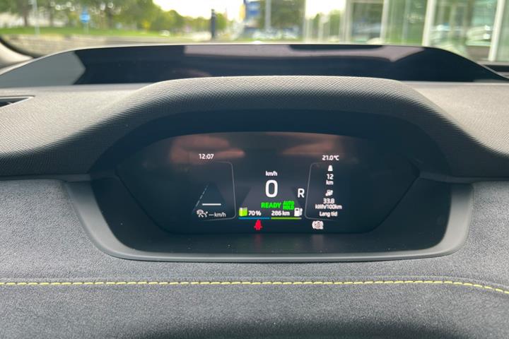 Grøn Skoda Enyaq fra 2024