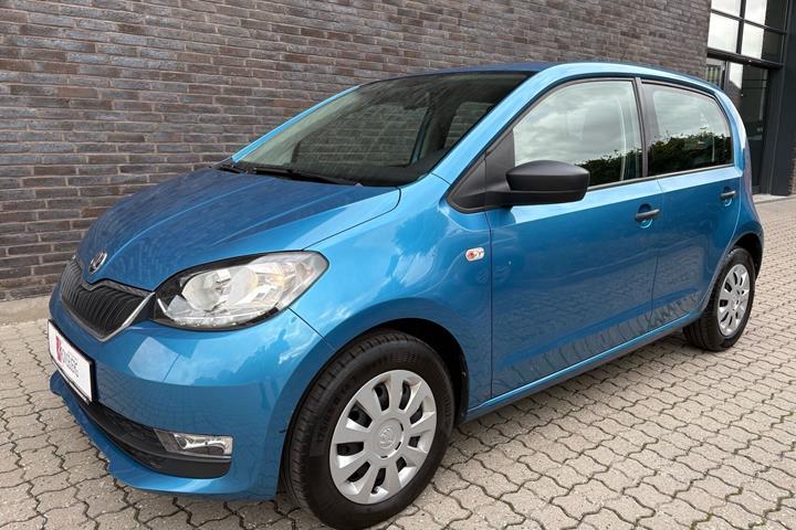 Blå Skoda Citigo fra 2019