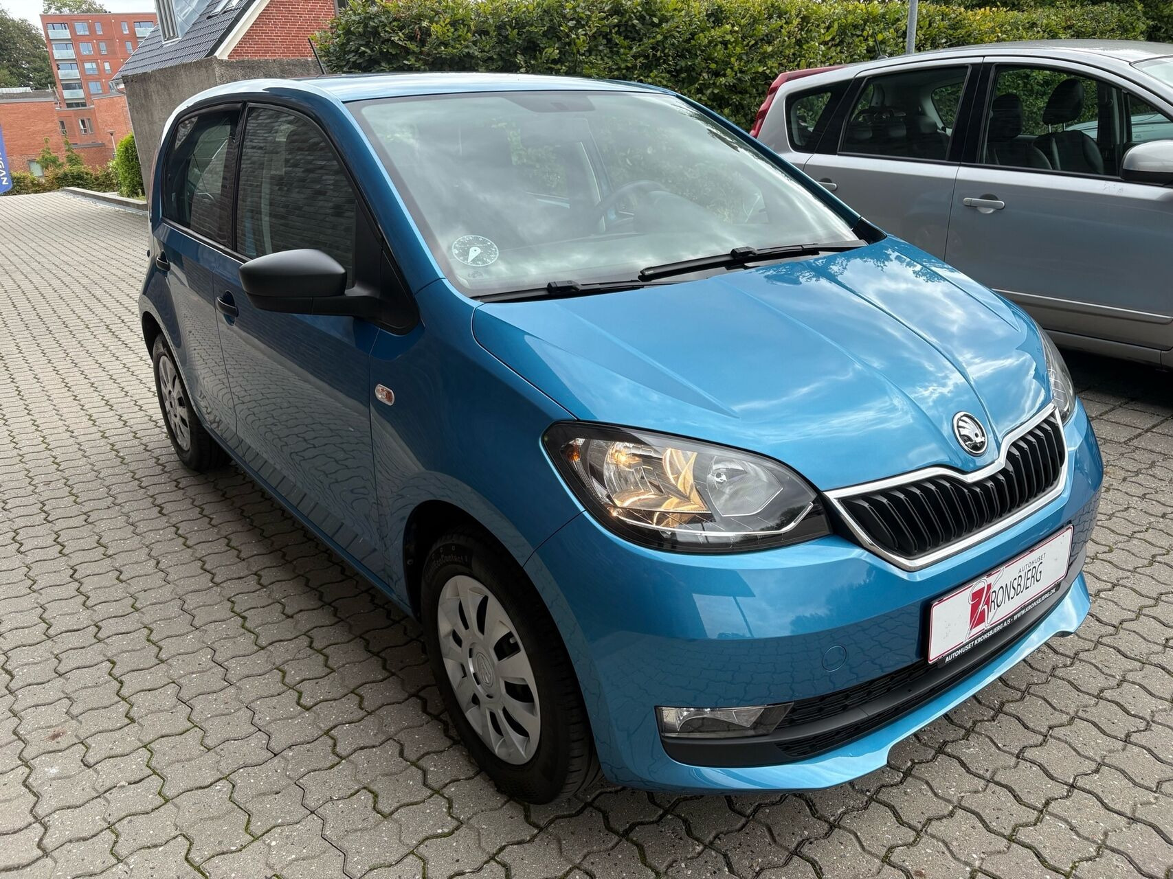 Blå Skoda Citigo fra 2019