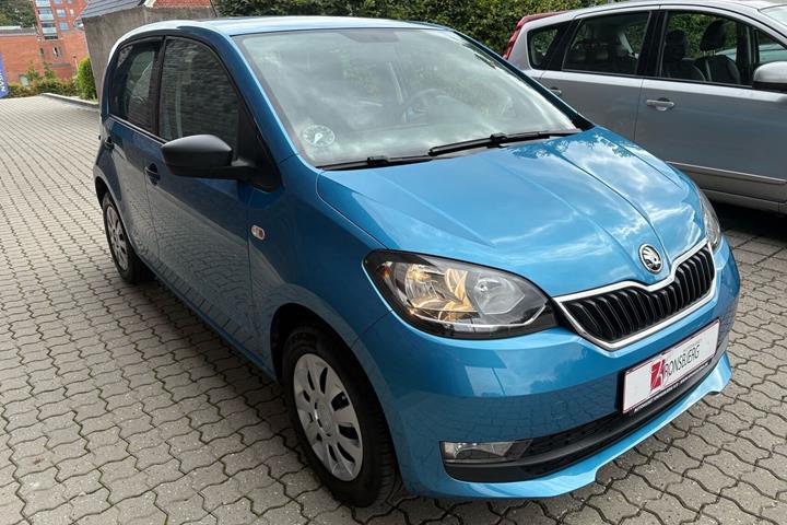 Blå Skoda Citigo fra 2019