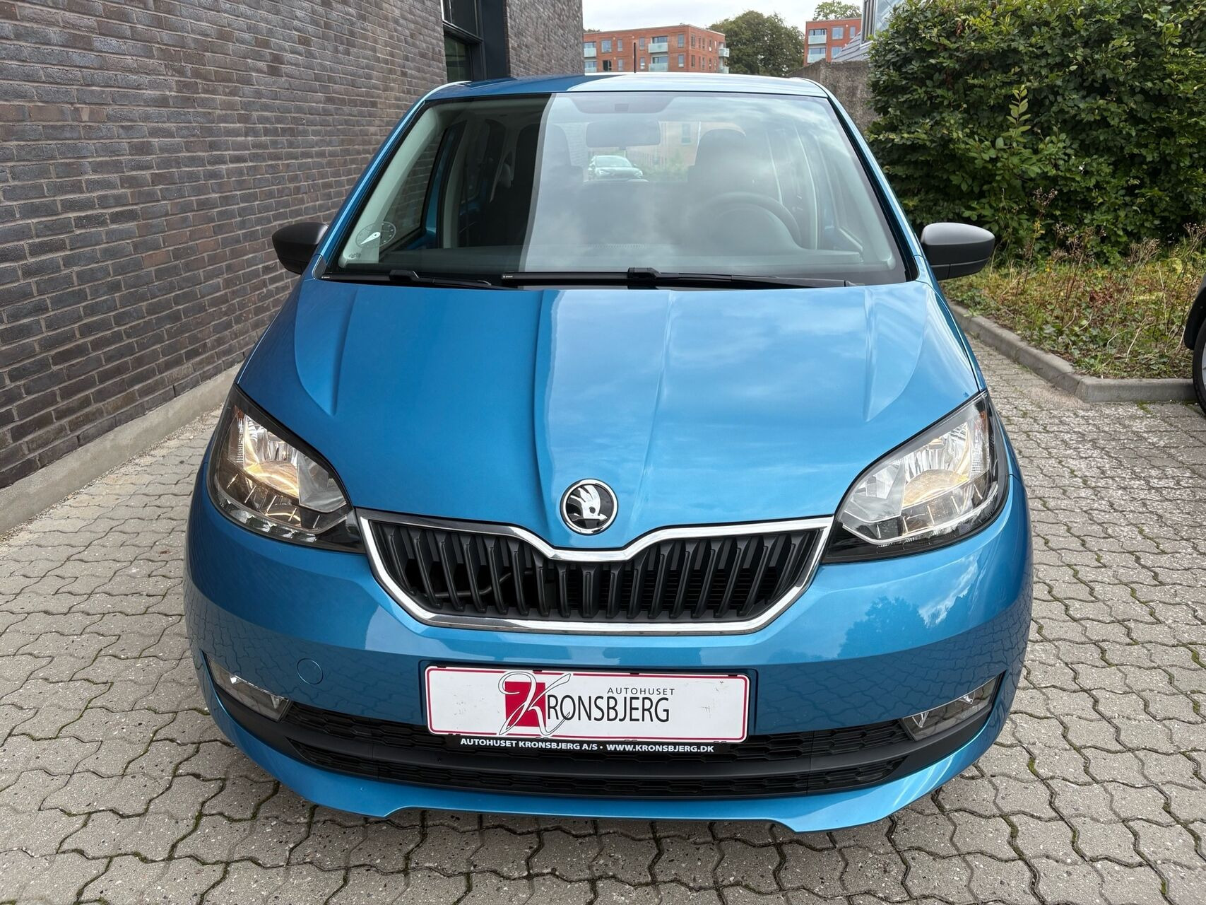 Blå Skoda Citigo fra 2019