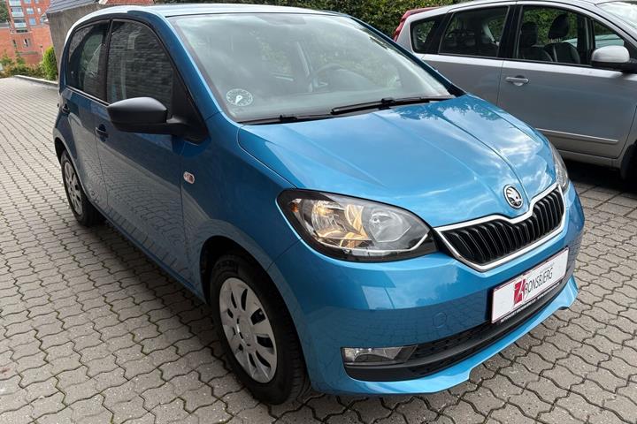 Blå Skoda Citigo fra 2019