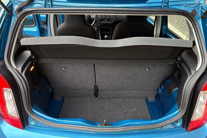 Blå Skoda Citigo fra 2019